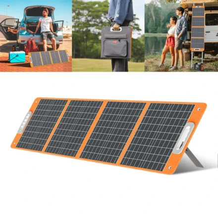 FlashFish TSP 18V 100W Foldable Solar Panel Portable Solar Charger DC/USB
