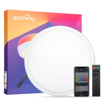 BlitzWolf BW-CLT2 LED Smart Ceiling Light 40cm with RGB Atmosphere Light