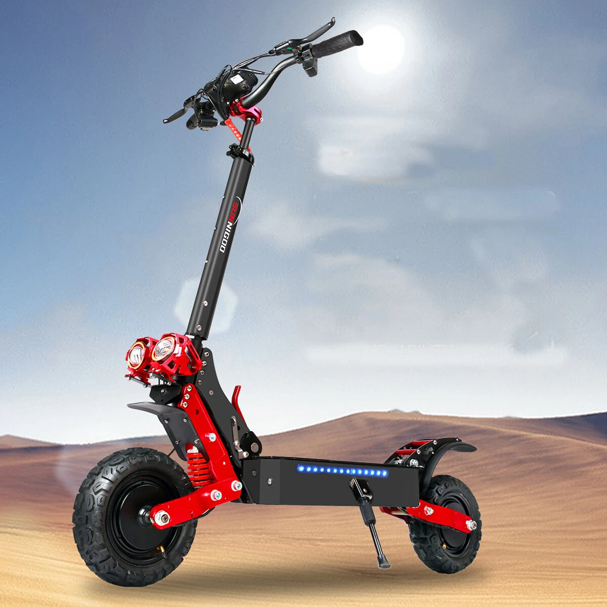 SUNNIGOO X7 PRO Electric Scooter NFC Unlock 48V 21Ah Dual Motor