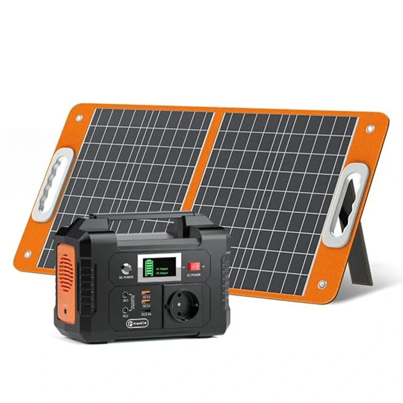FlashFish E200 200W Portable Power Station + 18V 60W Foldable Solar Panel