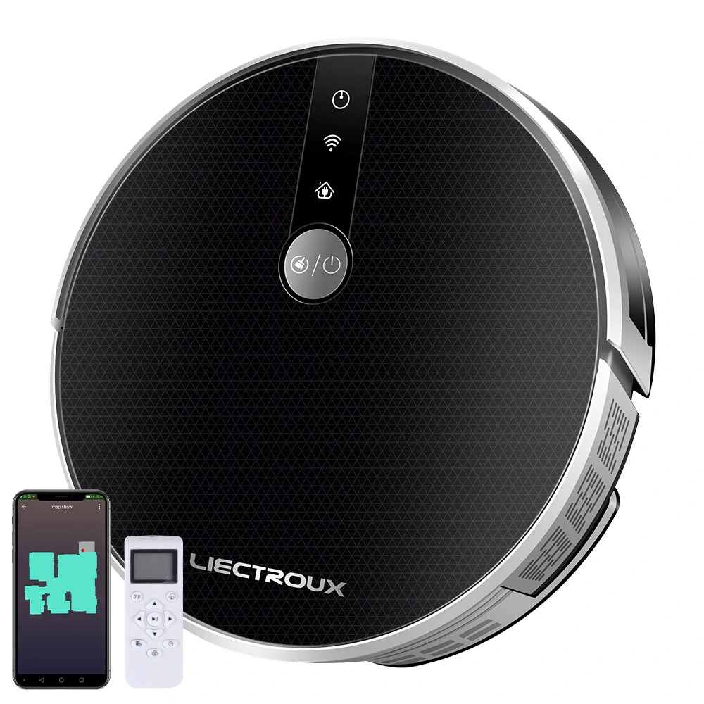 LIECTROUX C30B Smart Robot Vacuum Cleaner 2D Map Navigation 3000Pa