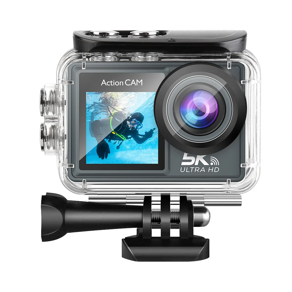 AT-M40R 5K 30FPS Action Camera 4K 60FPS Dual Screen 170 Wide Angle 30M Waterproof