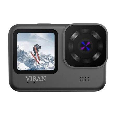 VIRAN V9 4K 60FPS WiFi Anti-shake Action Camera with Remote Control Dual Screen