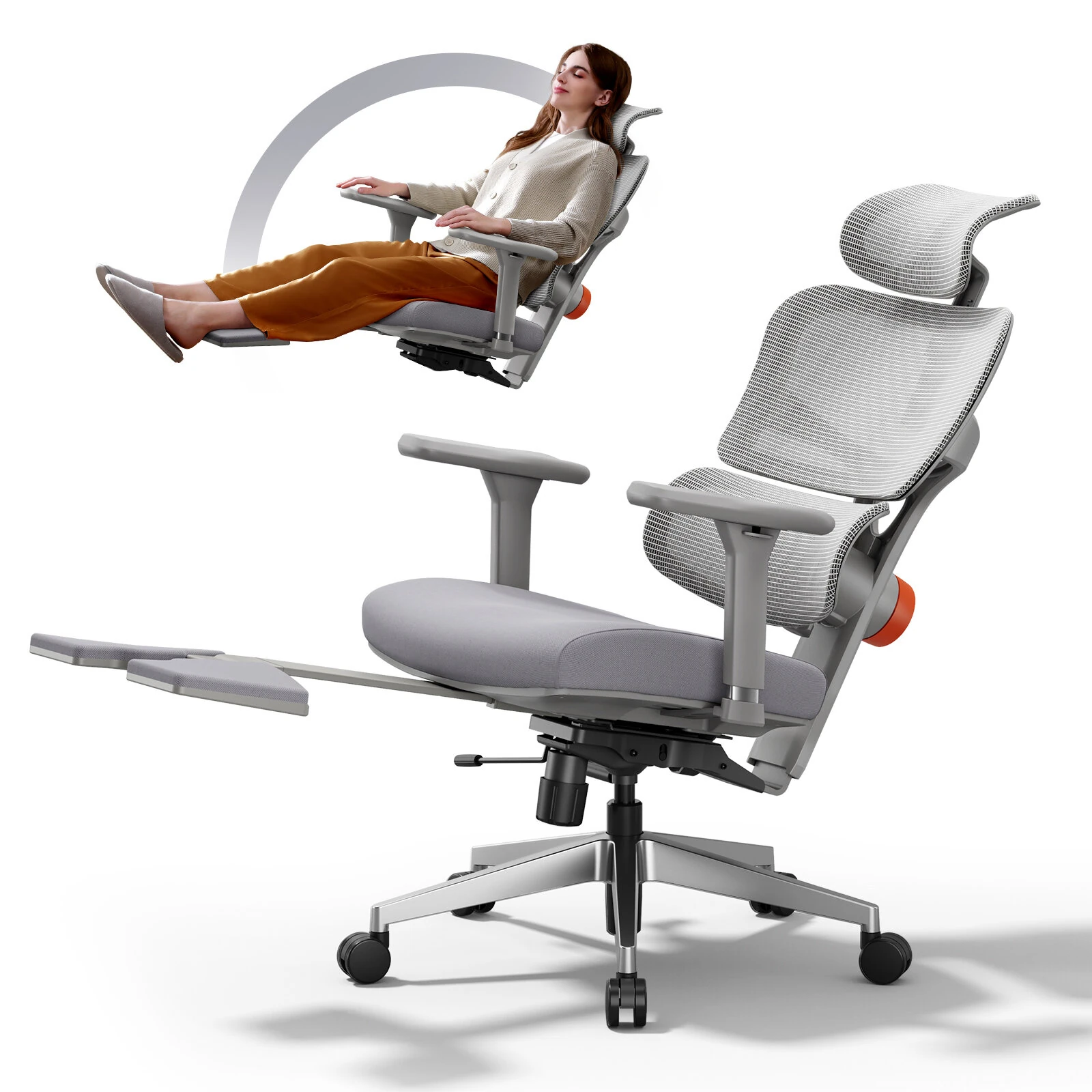 NEWTRAL NT002 Ergonomic Office Chair with Footrest High Back