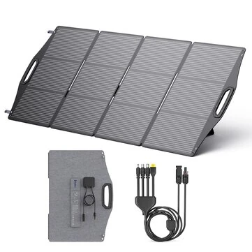 Bigblue 200W Foldable Solar Panel with Kickstands 25.4% Efficiency IP68