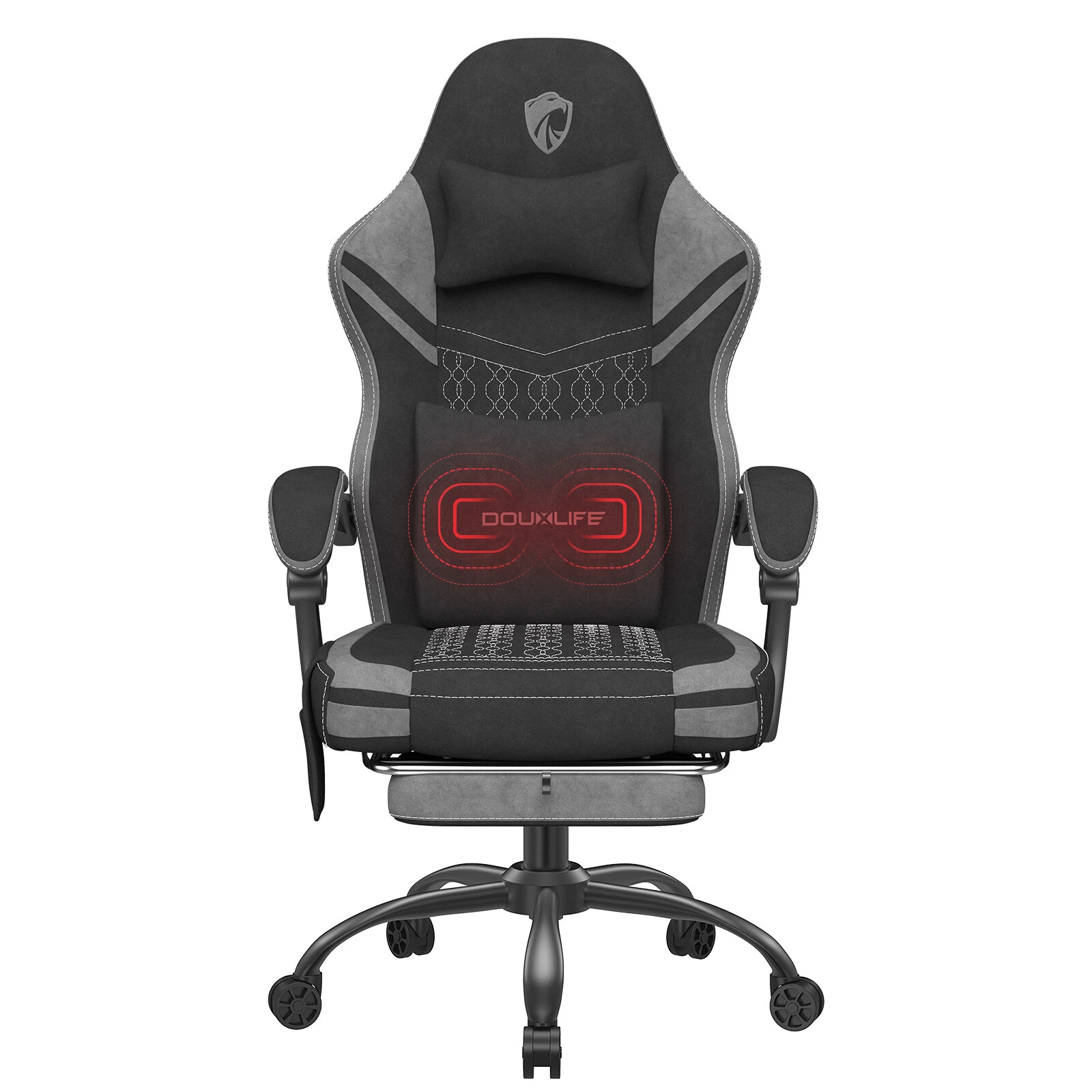 Douxlife GC-RC05 Fabric Gaming Chair with Massage Pocket Spring Cushion