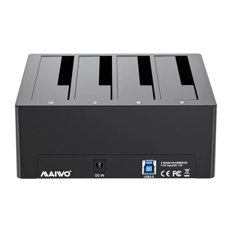 MAIWO K3084U3S 4-Bay Hard Drive Docking Station SATA to USB3.0