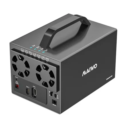 MAIWO K35274D 4 Bay RAID External Hard Drive Enclosure 3.5'' Type-C to SATA