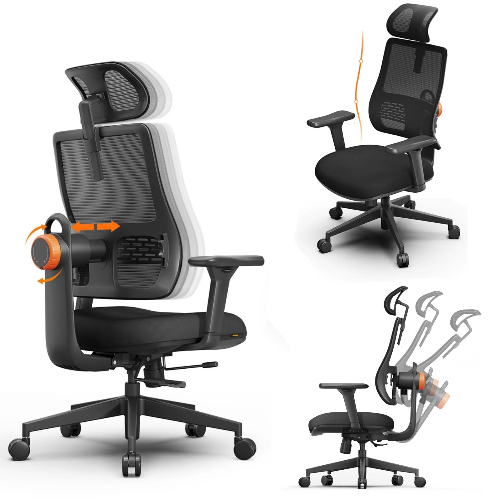 NEWTRAL MAGICH003 High Back Ergonomic Chair Auto-Following Backrest