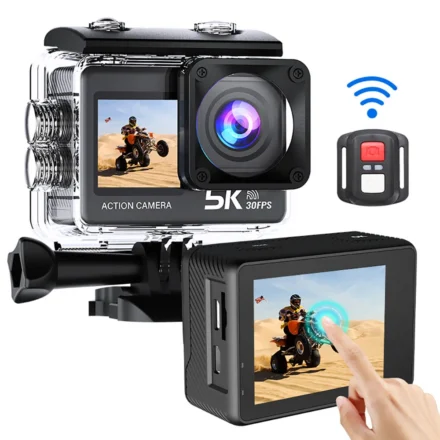 AUSEK M60TR 5K Action Camera Touch Screen Anti-Shake