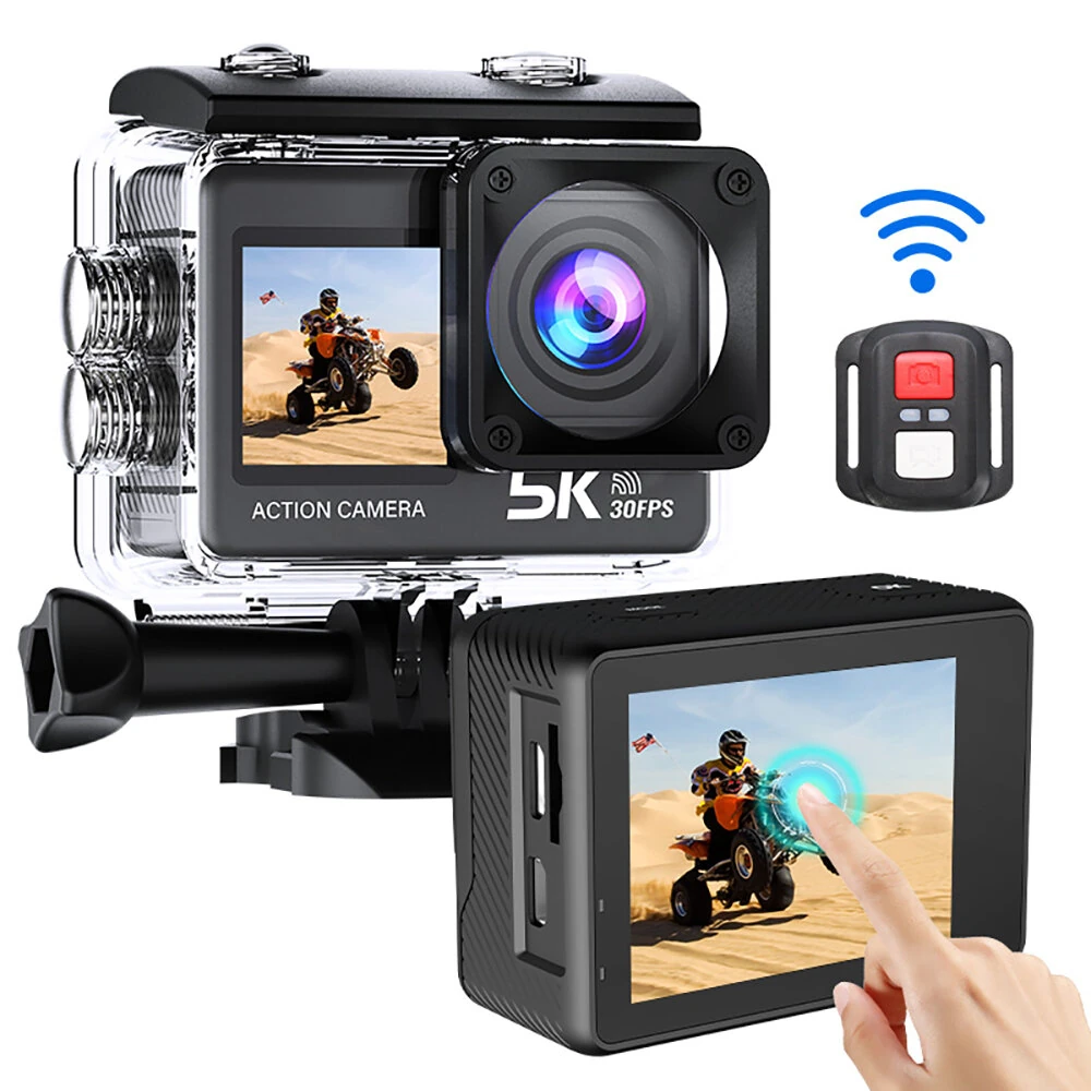 AUSEK M60TR 5K Action Camera Touch Screen Anti-Shake