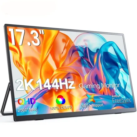 UPERFECT UGame J19 17.3 Inch QHD 2K 144Hz Portable Monitor HDR