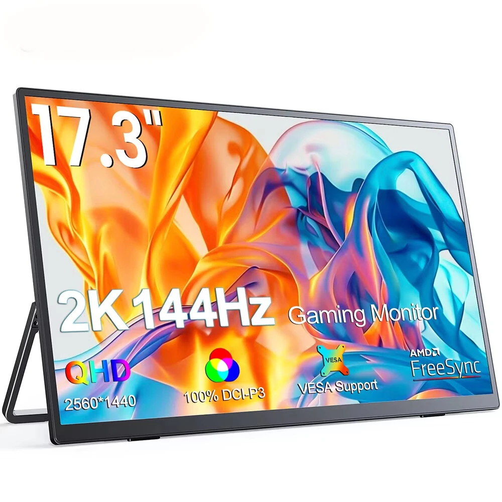 UPERFECT UGame J19 17.3 Inch QHD 2K 144Hz Portable Monitor HDR