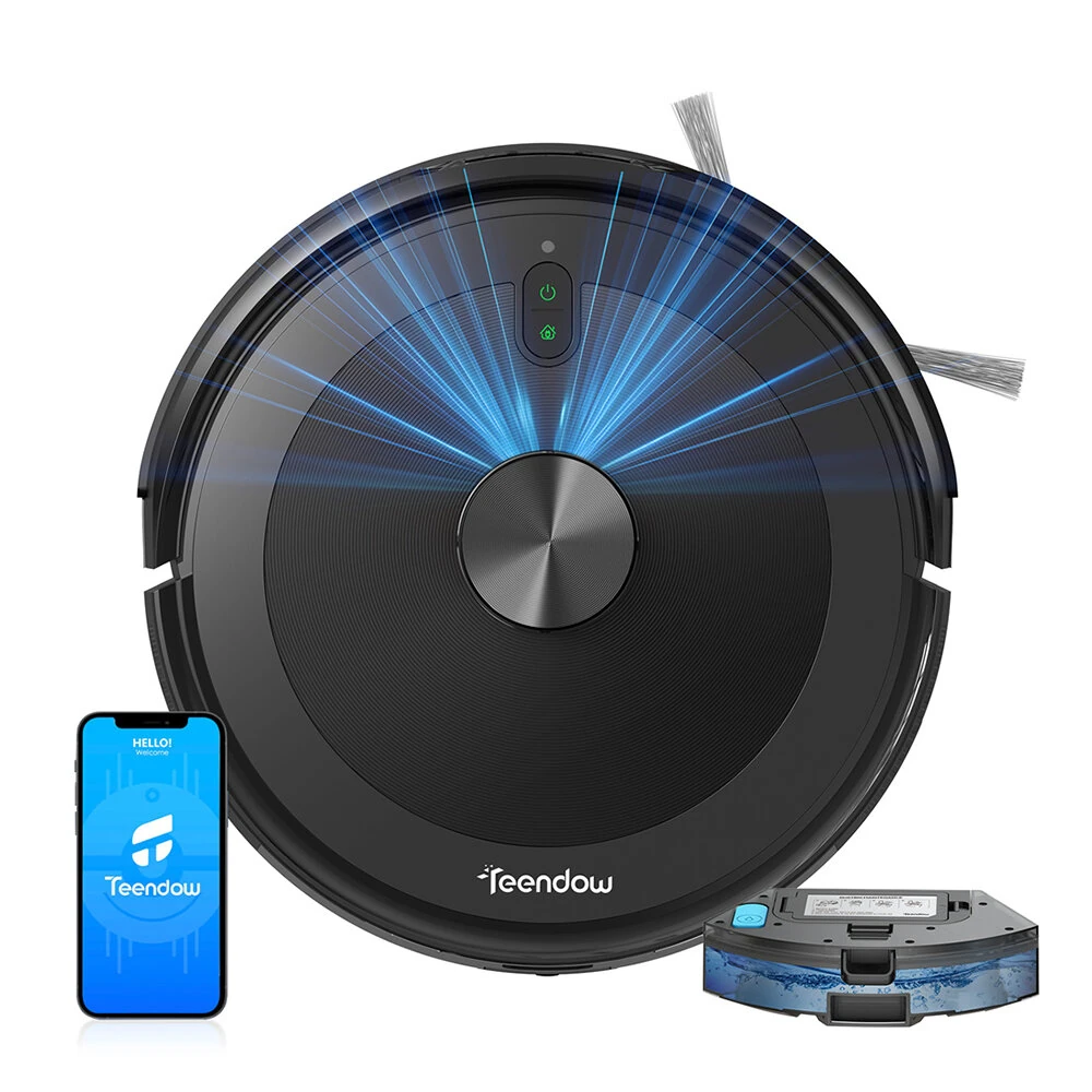 Teendow D10S 2-in-1 Robot Vacuum Cleaner 5000Pa 260ml Water Tank