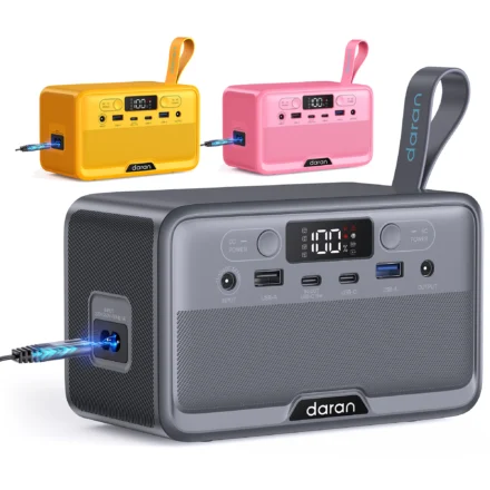 DaranEner R100 100W Portable Power Station 89.6Wh LiFePO4