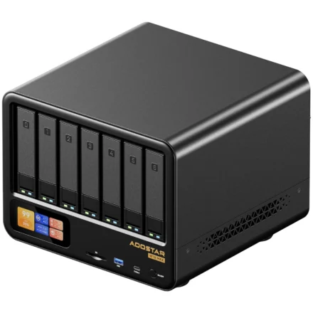 AOOSTAR WTR MAX 11 Bays NAS Mini PC AMD Ryzen 7 PRO 8845HS