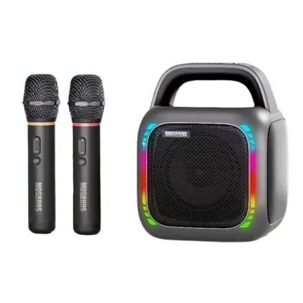 KARABOX 50W Bluetooth Portable Karaoke Speaker with Dual Microphones