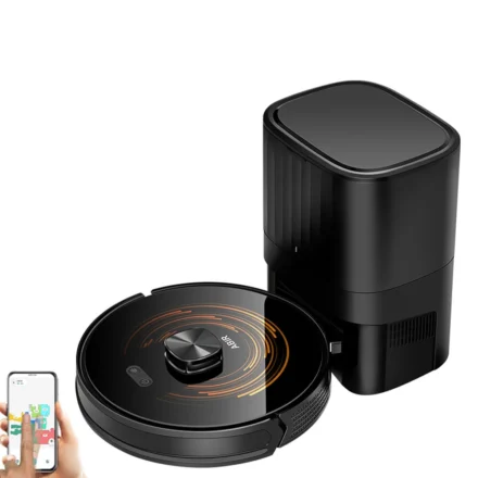 ABIR K30 Robot Vacuum Cleaner Auto-Empty Station Laser Lidar 6500Pa