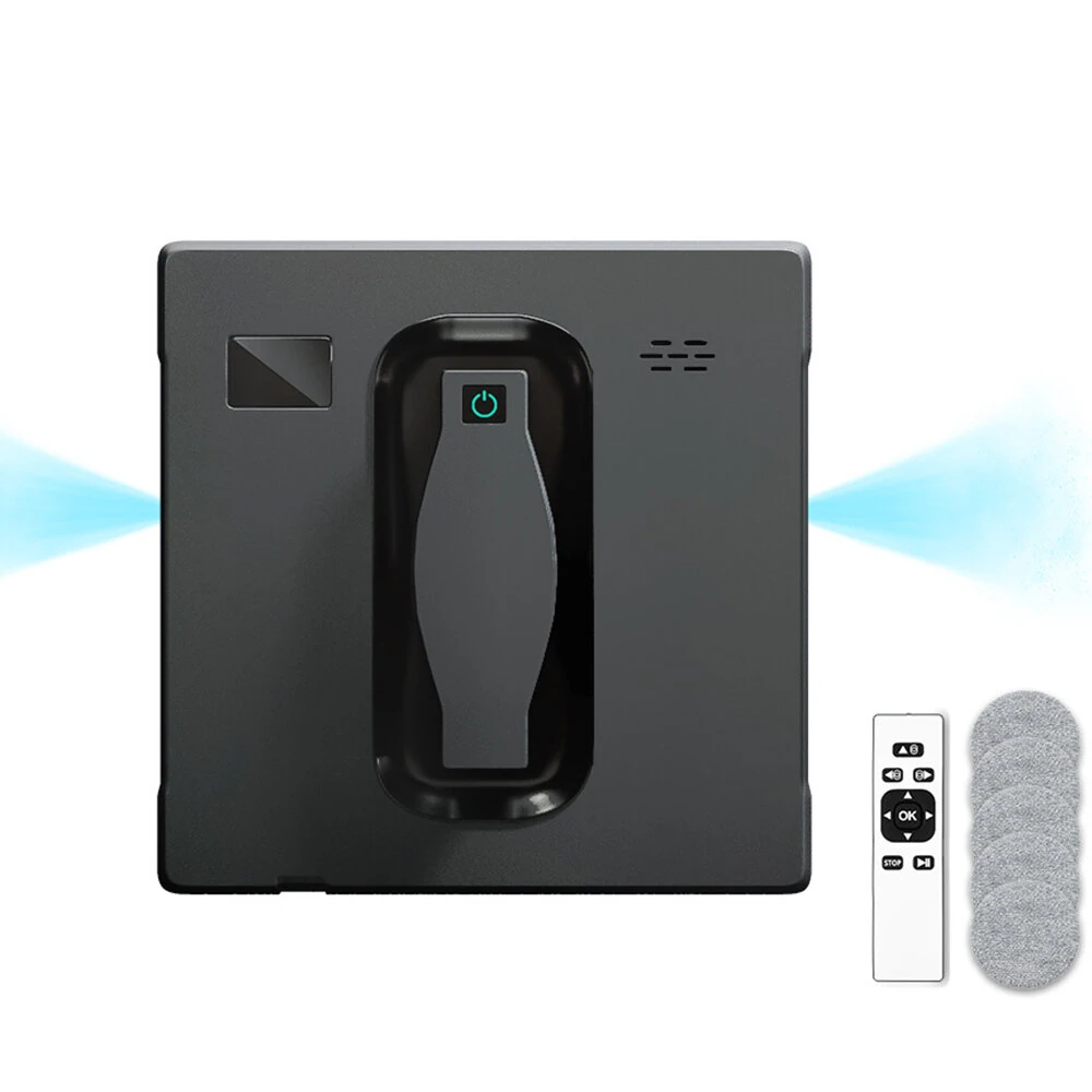 PuRuiKai HCR-21B Robot Window Cleaner Dual Water Spray 3000Pa