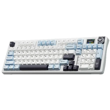 AULA S98 Tri-mode Mechanical Keyboard with LCD Screen and Knob Gasket