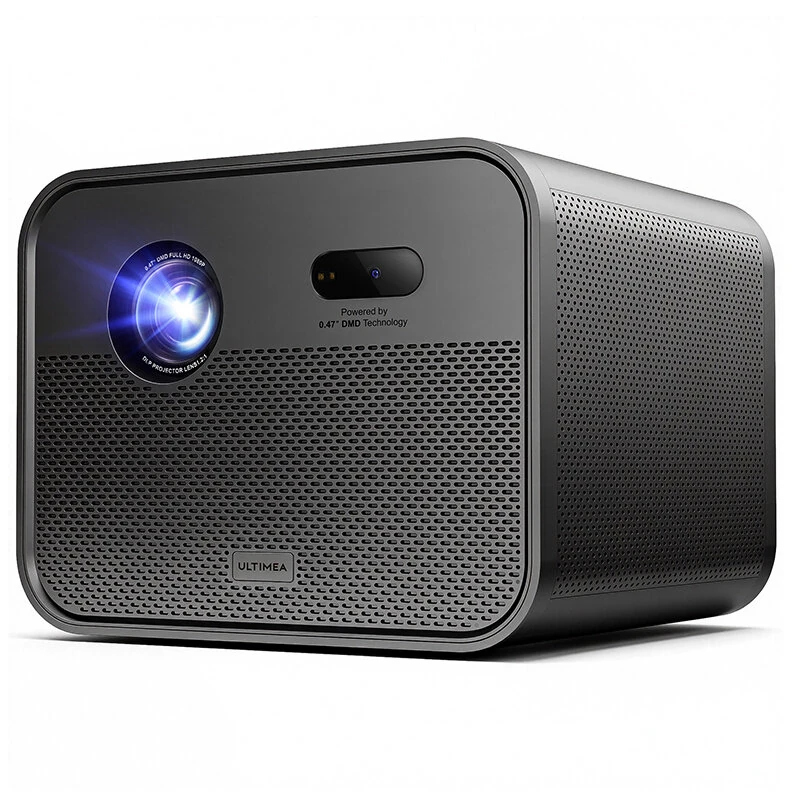 ULTIMEA Poseidon E100 DLP Projector 1800 ANSI Lumens 1080P Native 3D 4K HDR10