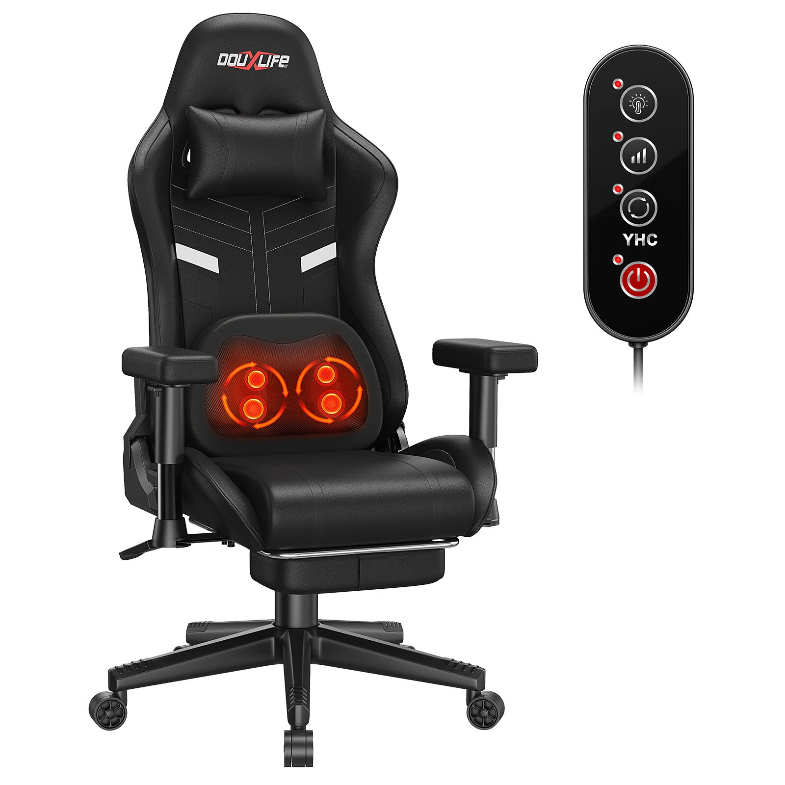 Douxlife GC-RC03-KN Gaming Chair with Kneading Massage and Heating