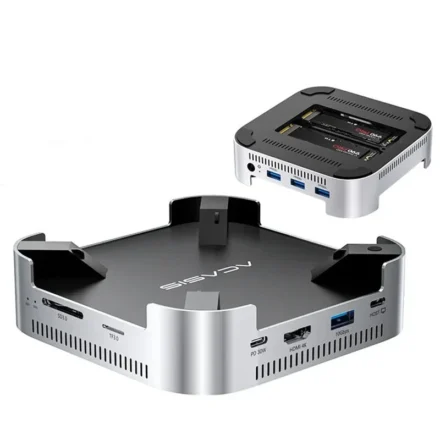 Acasis M001 11-in-1 USB-C Docking Station Dual M.2 NVMe SSD Slot 4K60Hz