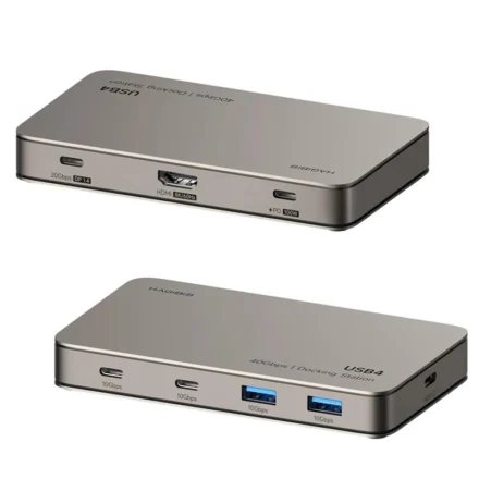 Hagibis BD246A USB4 Docking Station 7-in-1 10Gbps PD100W 8K60Hz HD DP1.4