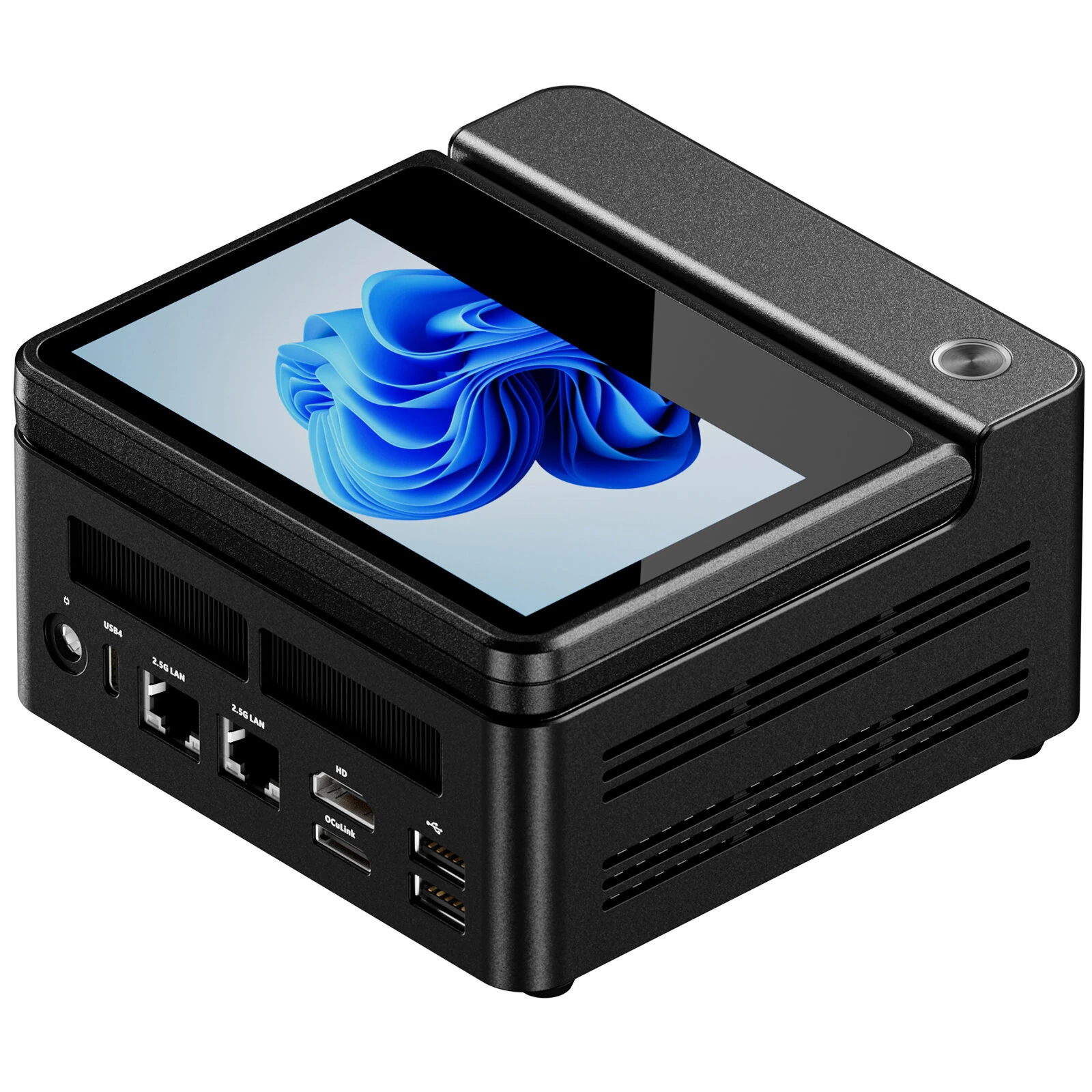 AOOSTAR G-FLIP Mini PC with 5 Inch Foldable Screen AMD Ryzen 7 H255 24GB 1TB