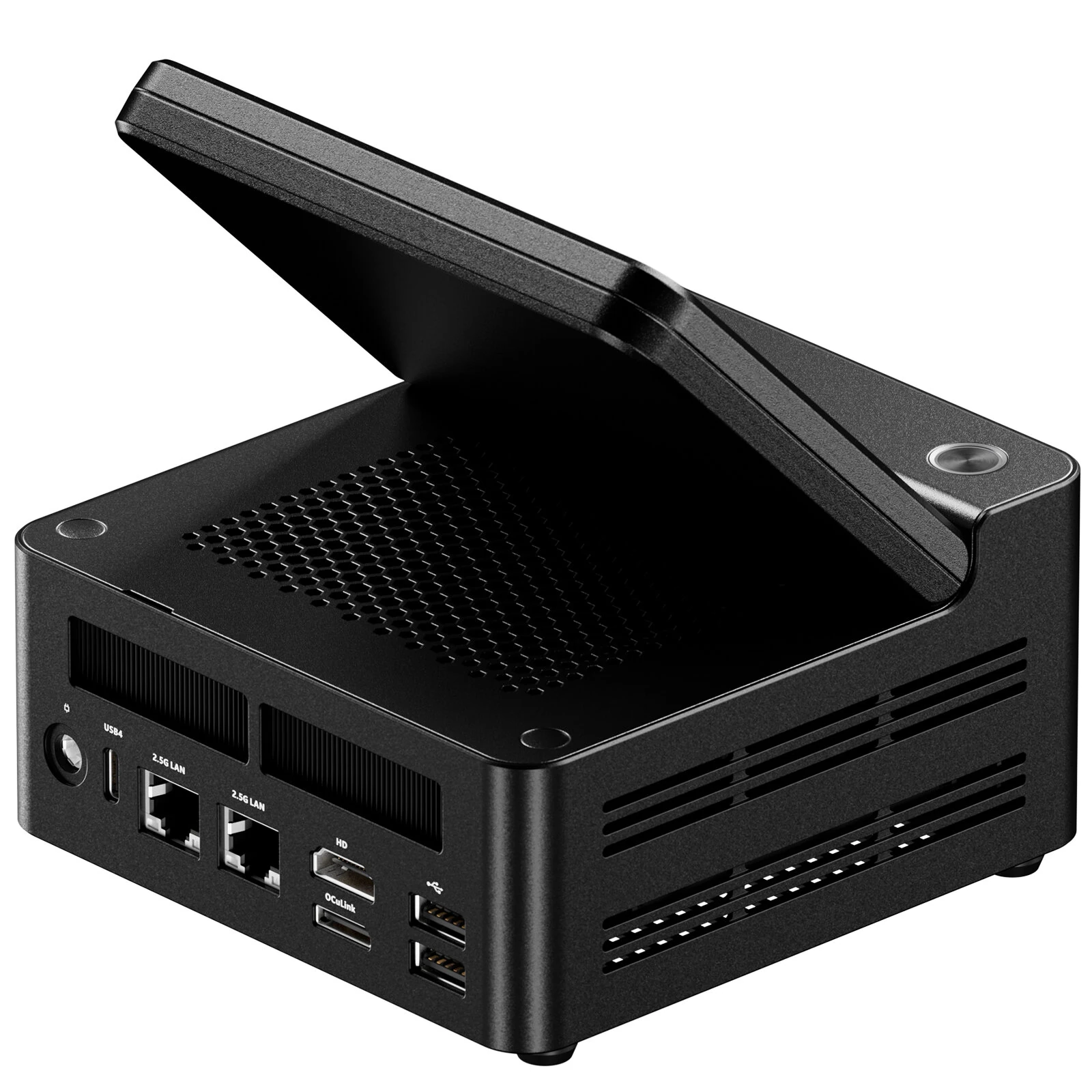 AOOSTAR G-FLIP Mini PC with 5 Inch Foldable Screen AMD Ryzen 7 H255 24GB 1TB