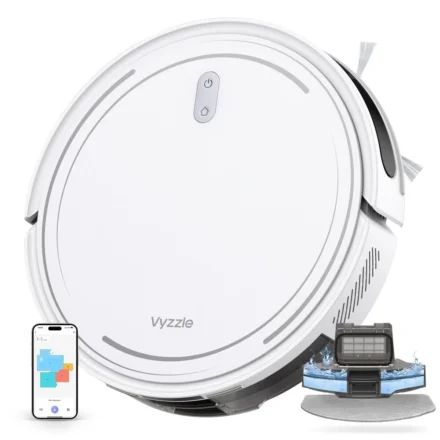 Vyzzle D10 Smart Robot Vacuum Cleaner with Mopping 5000Pa