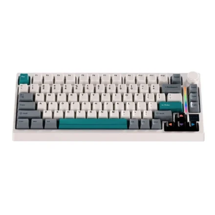 GAMAKAY TK75 SOCD Mechanical Keyboard 0.85-inch LCD Tri-mode ARGB Gasket
