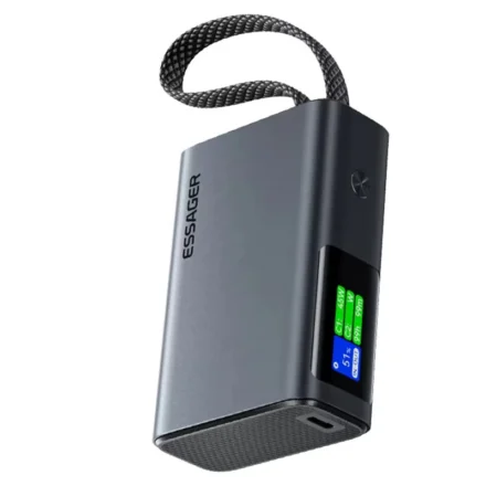 ESSAGER ES-D026 45W 10000mAh TFT Smart Display Power Bank with Type-C Cable
