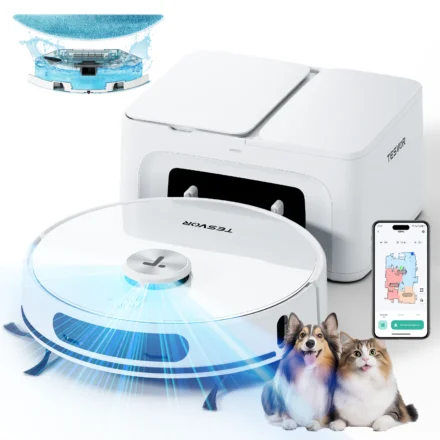 Tesvor S8 Max Robot Vacuum Cleaner 3-in-1 8000Pa