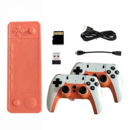 X15 Ultra Retro Game Console Stick 37000+ Games Dual Wireless Controllers 4K