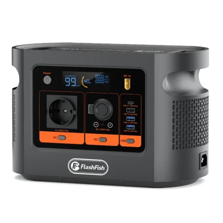 FlashFish E106B 600W 384Wh LiFePO4 Portable Power Station Pure Sine Wave