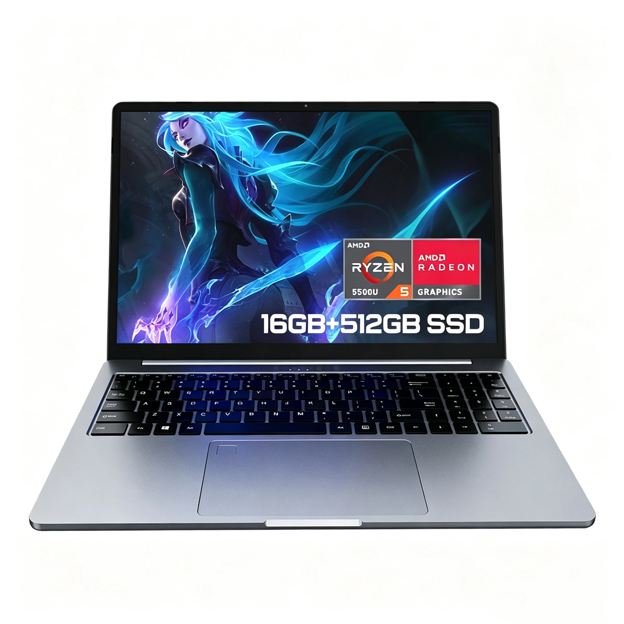 Ninkear A15 Pro 15.6 Inch Laptop AMD Ryzen 5 5500U 16GB 512GB SSD