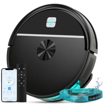 NovuLife MFR01 3-in-1 Robot Vacuum Cleaner 3500Pa 130 Min Runtime