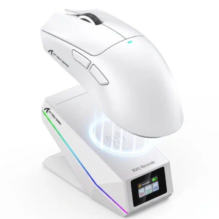 Attack Shark X11 PRO V2 Tri-mode Wireless Gaming Mouse with Charging Dock TFT Screen