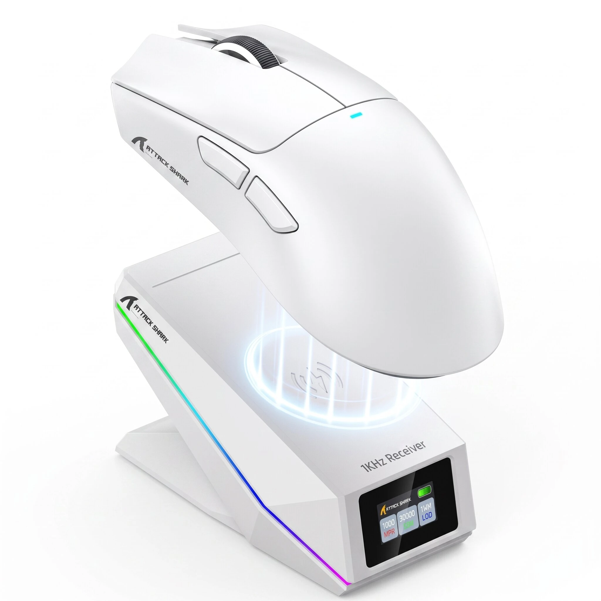 Attack Shark X11 PRO V2 Tri-mode Wireless Gaming Mouse with Charging Dock TFT Screen